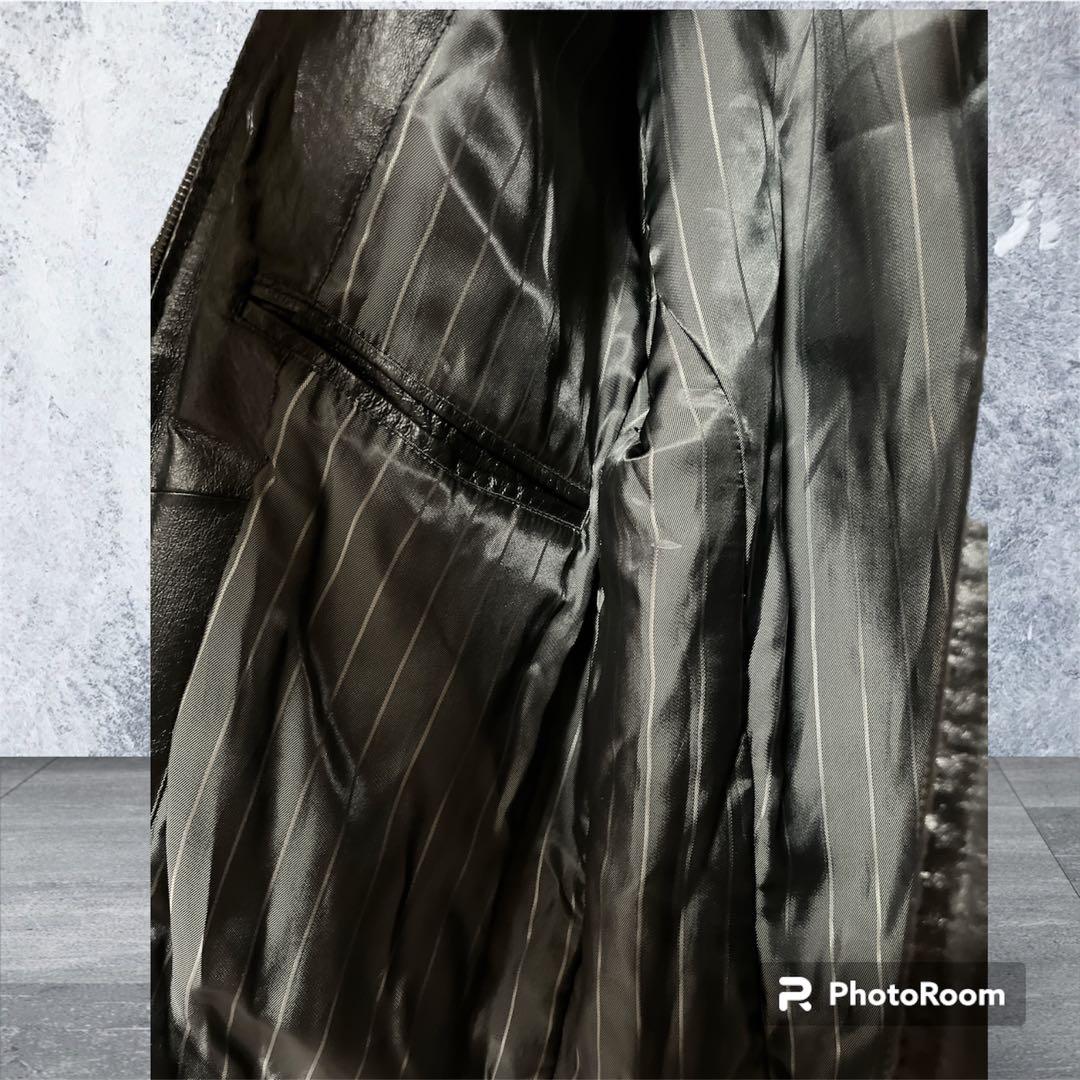 Dan Valentino メンズ レザージャケット 豚革 Mサイズ - メルカリ