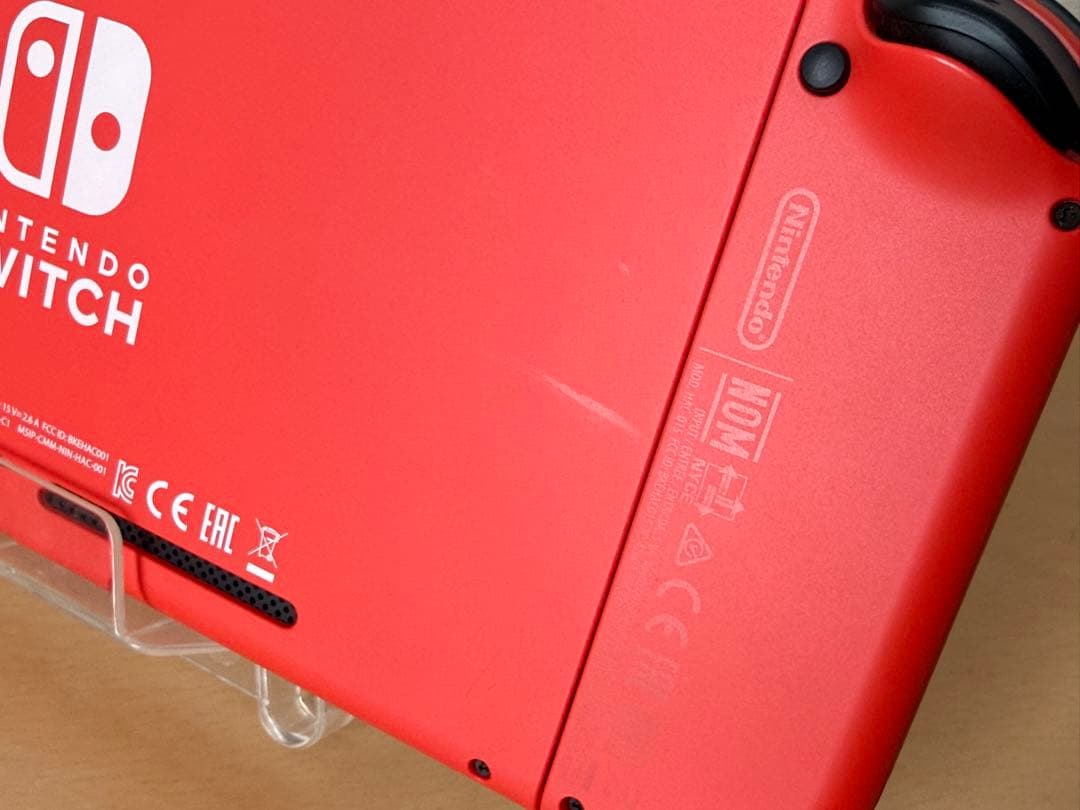 美品 ニンテンドー スイッチ マリオレッド×ブルー セット