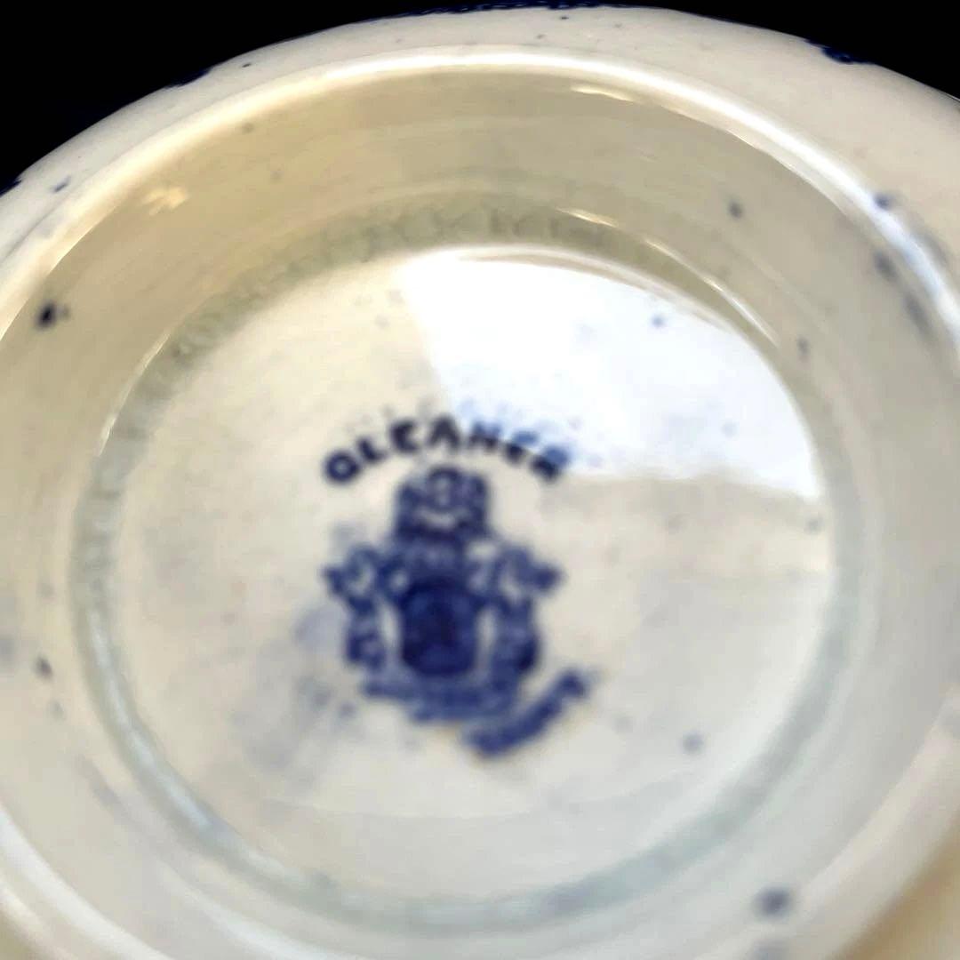 阿蘭陀焼 デルフト ペトルス・レグー窯 銅版転写 どんぶり皿　　鉢アンティーク