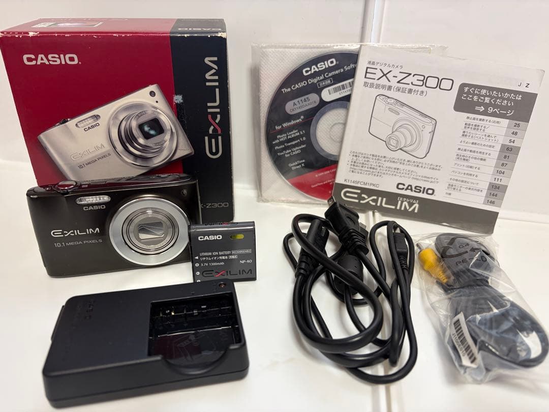【動作確認済・付属品完備】CASIO EXILIM EX-Z300 ※傷あり 動作確認済・付属品完備】CASIO EXILIM EX-Z300 ※傷あり