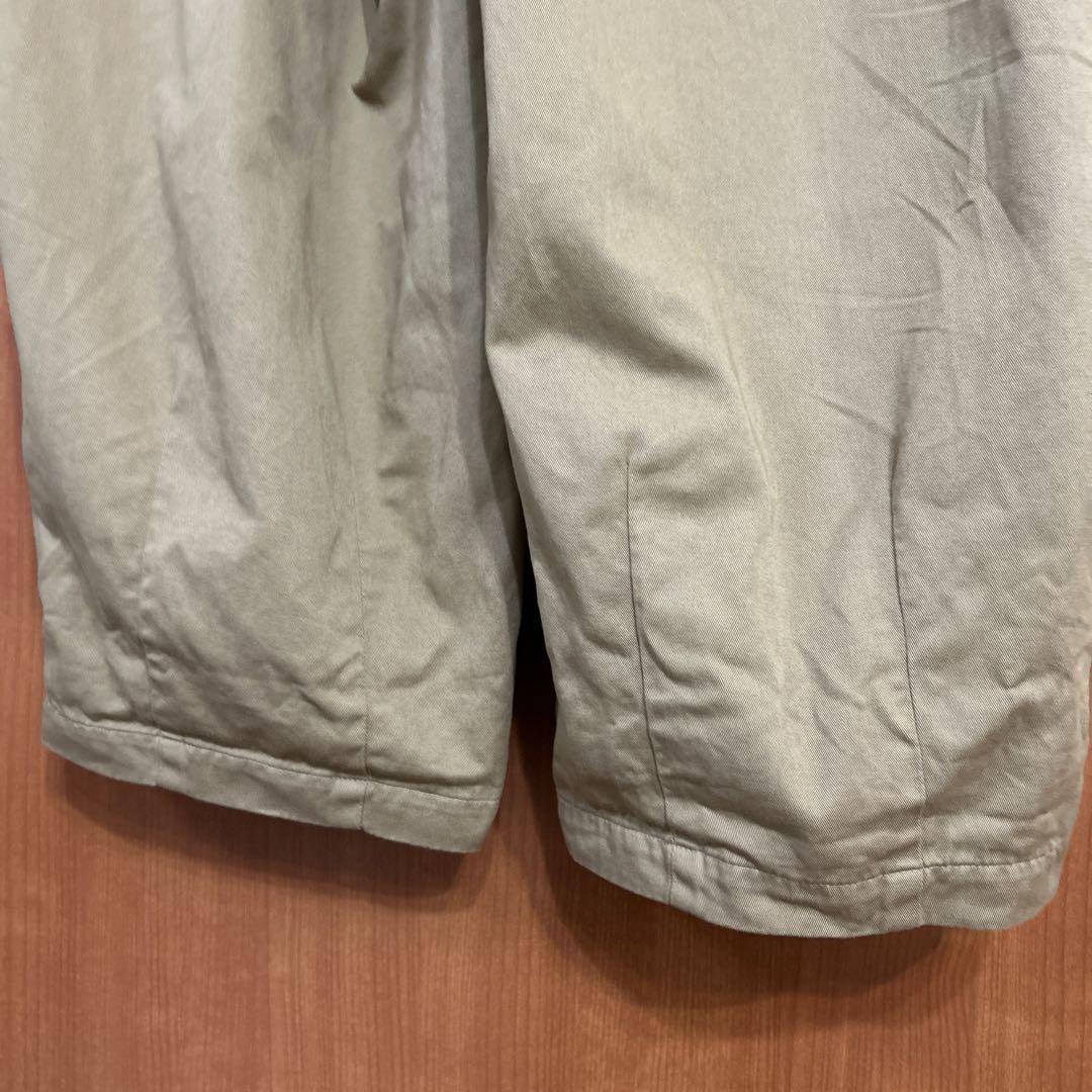 ハーベスティ　harvestyサイズ2 カーキベージュ　チノクロスサーカスパンツ