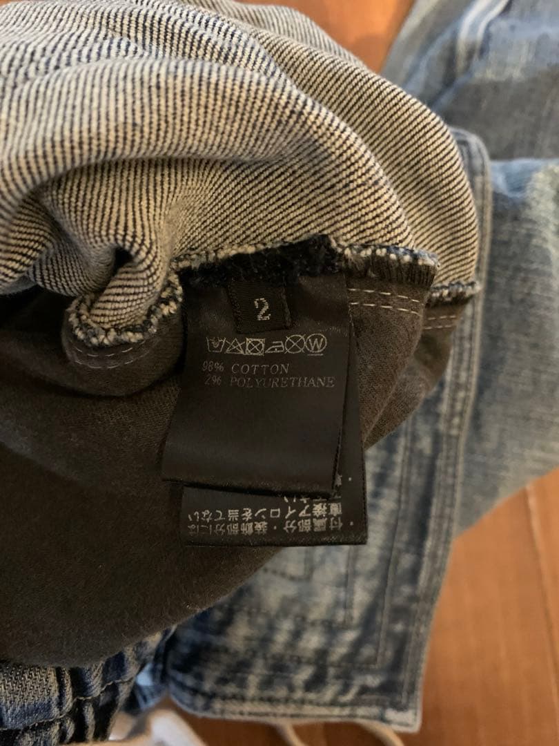 a.f artefact サルエルジョガーデニムパンツ