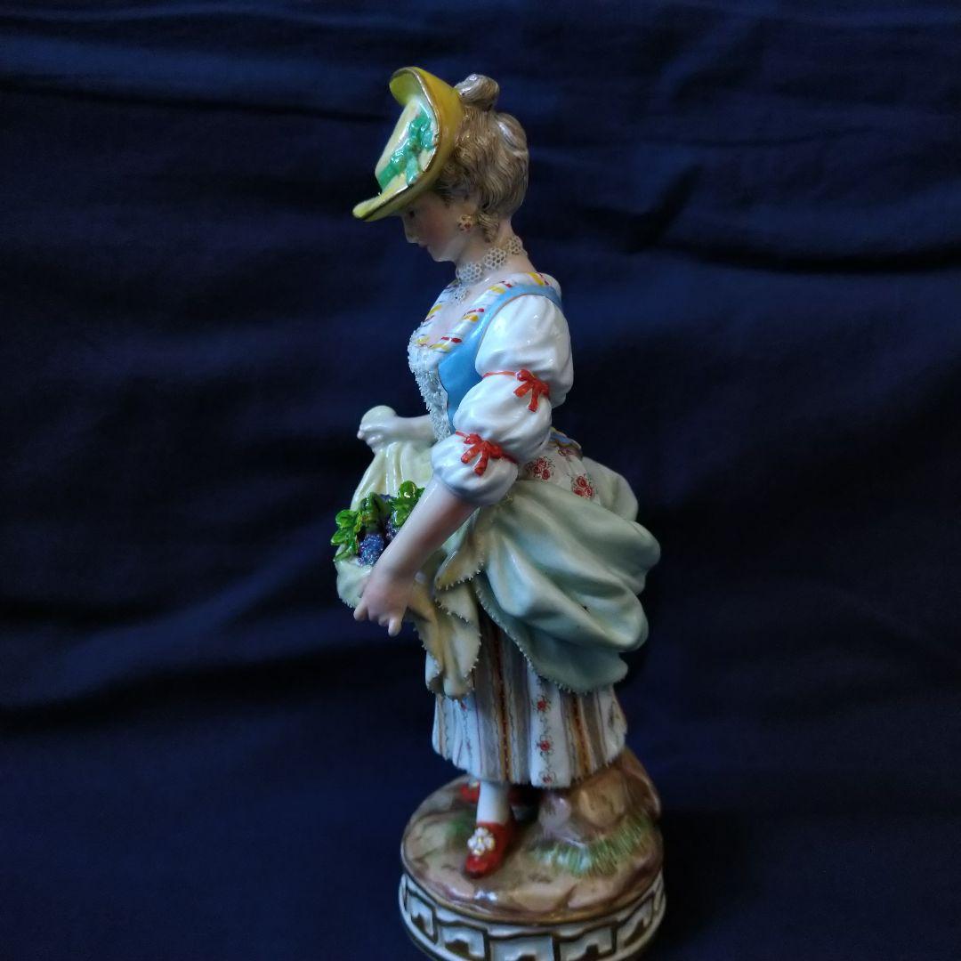 ✤1924年以前マイセン(Meissen)フィギュリン✤『葡萄の収穫』✤ - メルカリ