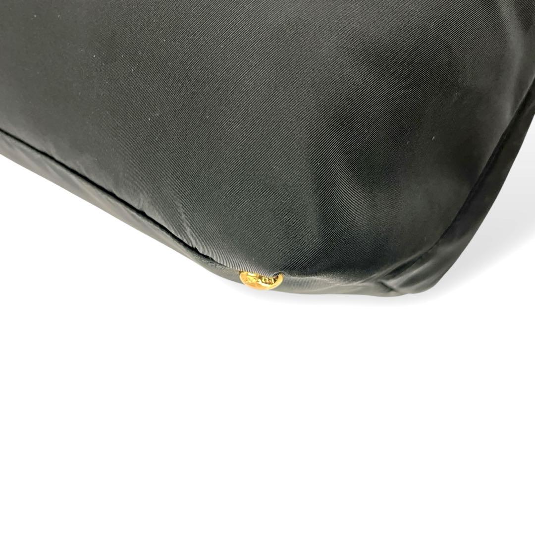 美品　プラダ　2way ショルダーバッグ　三角ロゴ　ハンドバッグ　ナイロン　黒