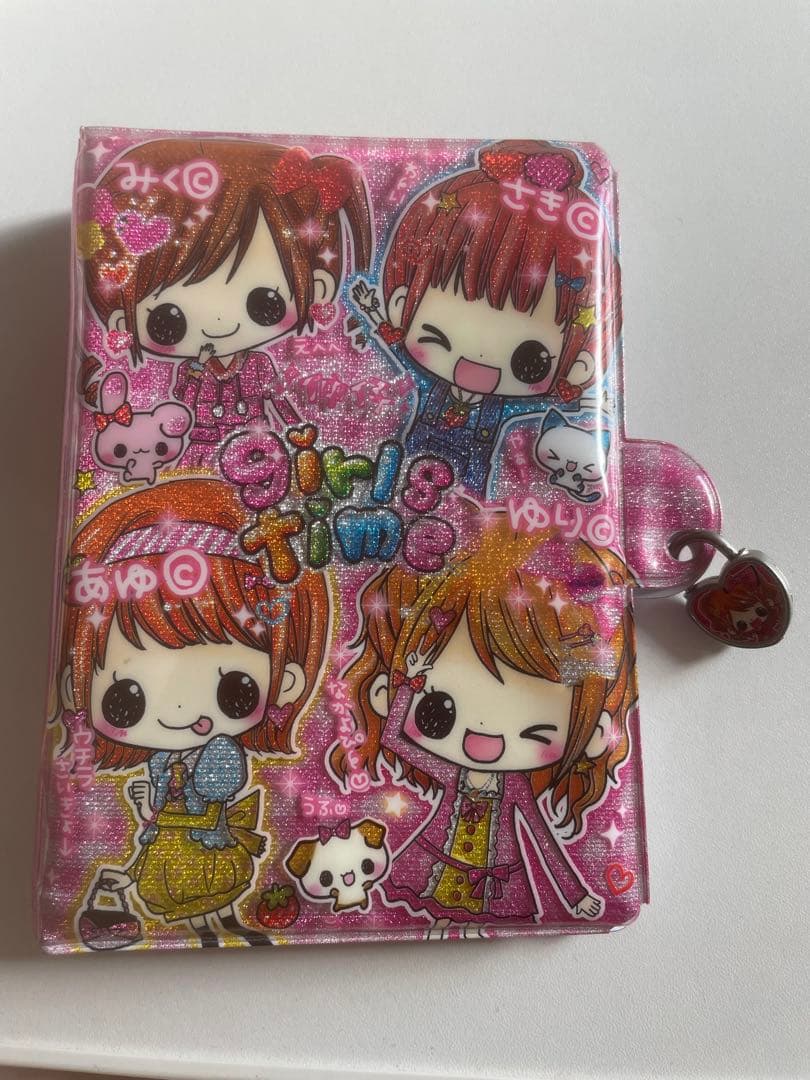 【希少】シール帳 リングバインダー式 当時物 平成女児 希少】シール帳 リングバインダー式 当時物 平成女児