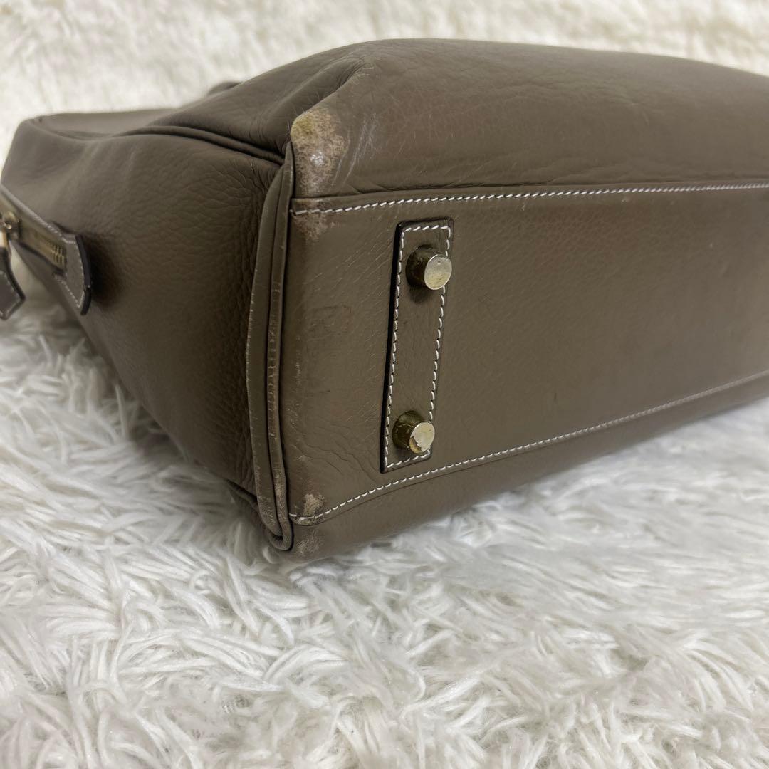 cisei 0901 シュリンクレザーブリーフケース シセイ チセイ　グレージュ