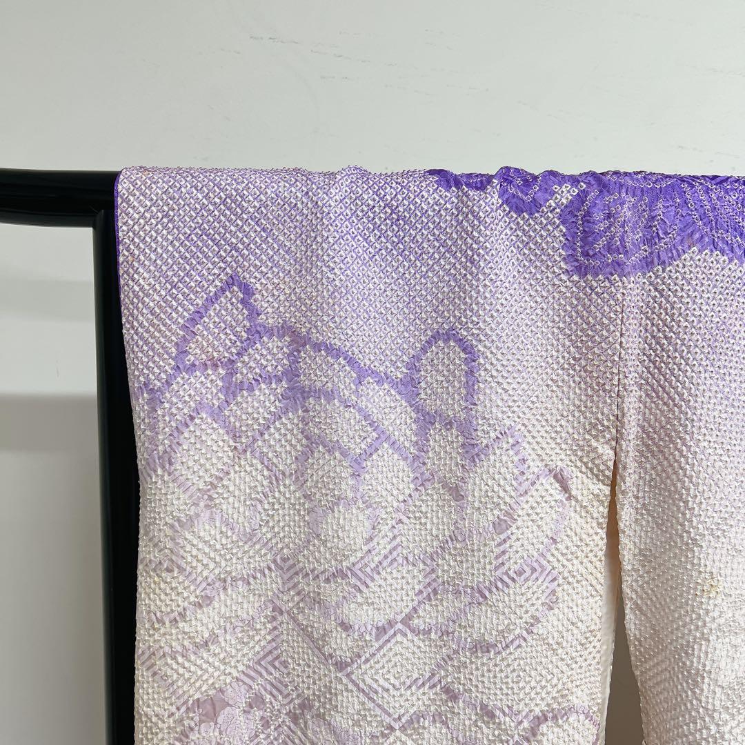 振袖 金駒刺繍 総絞り 菊 菱地紋 晴れの日 成人式 着物 013tz - メルカリ