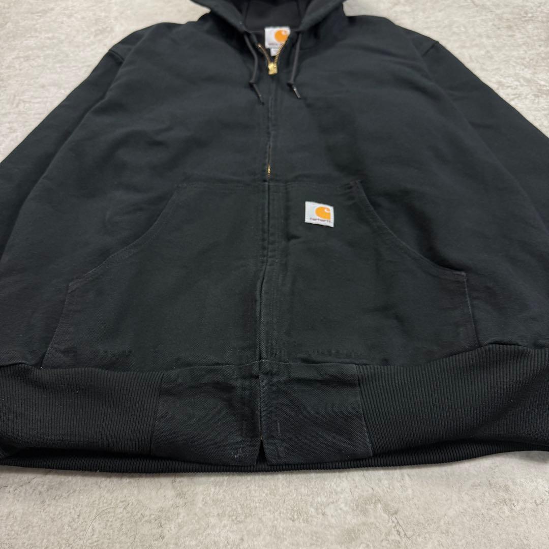 希少□カーハート【M】USA製 アクティブジャケット ダック パーカー