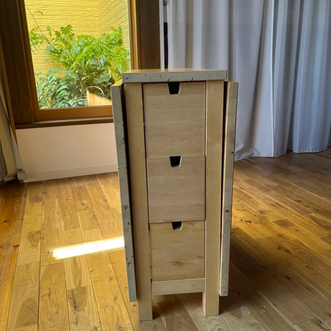 IKEA ノールデンゲートレッグテーブル【カラー、バーチ】