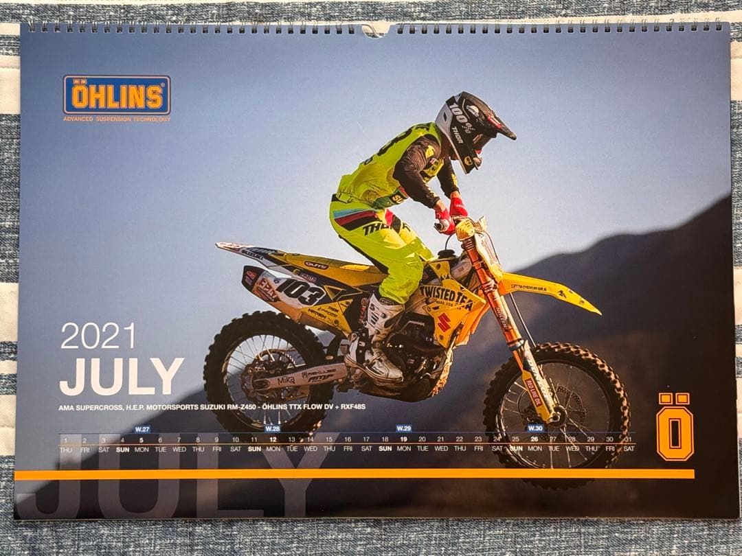 OHLINSカレンダー 2021