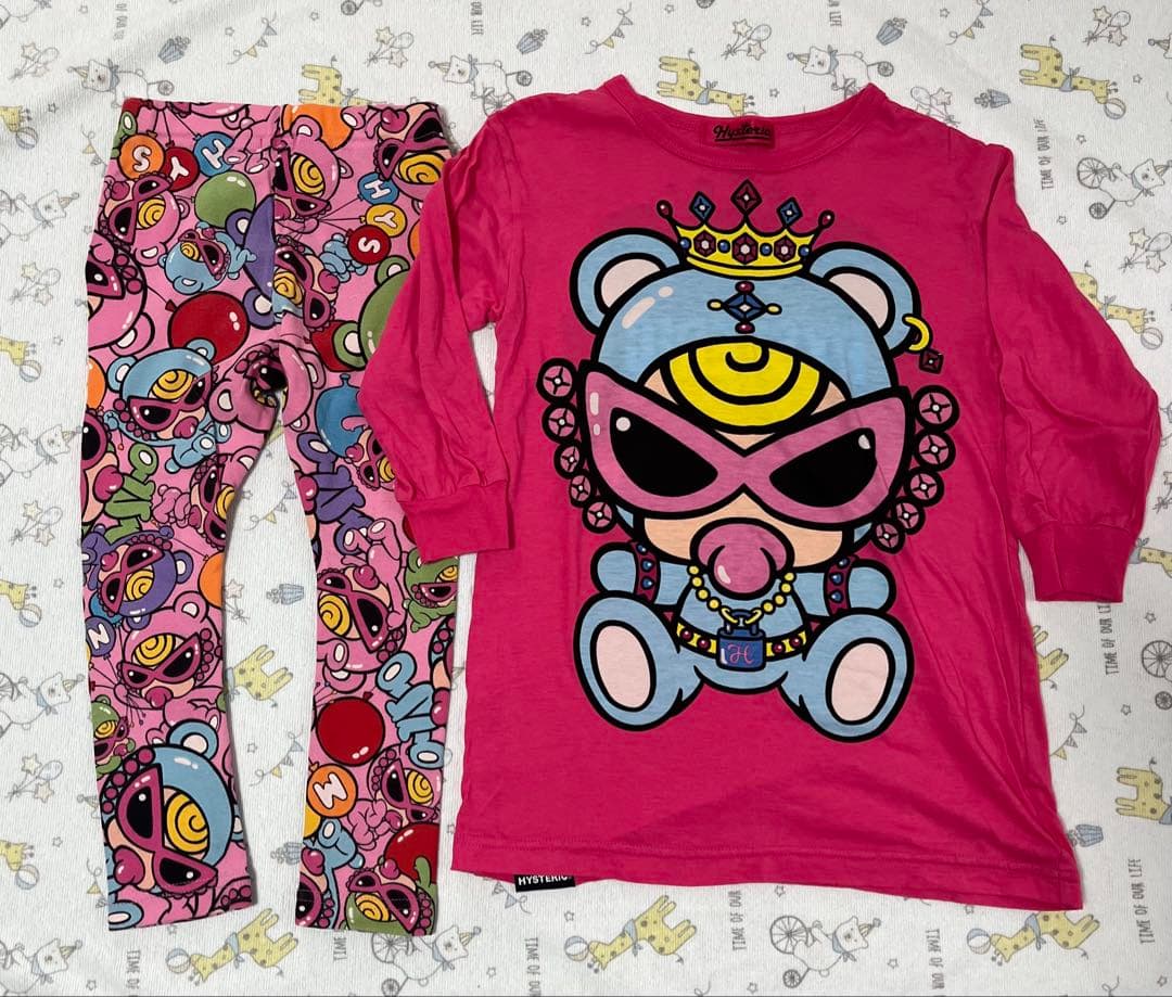 ヒスミニ テディ Tシャツ ロンT レギンスセット