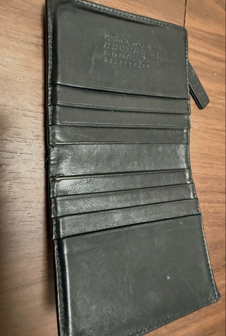 値下げ‼️Maison Margiela フォールデッドレザーウォレット　二つ折り