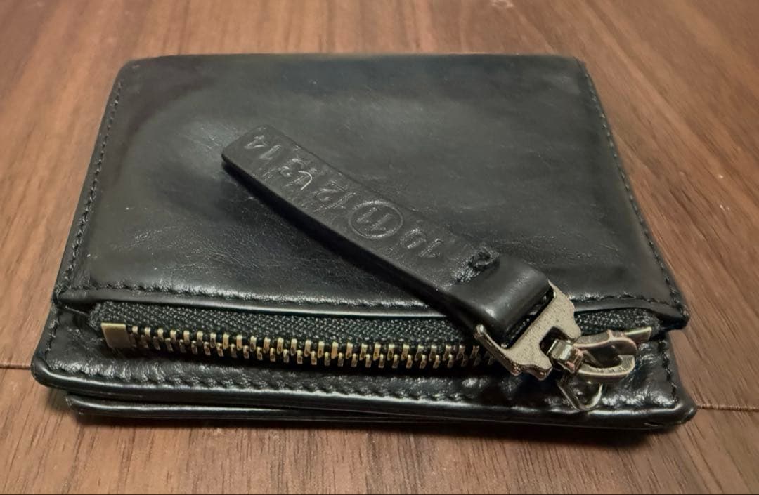 値下げ‼️Maison Margiela フォールデッドレザーウォレット　二つ折り