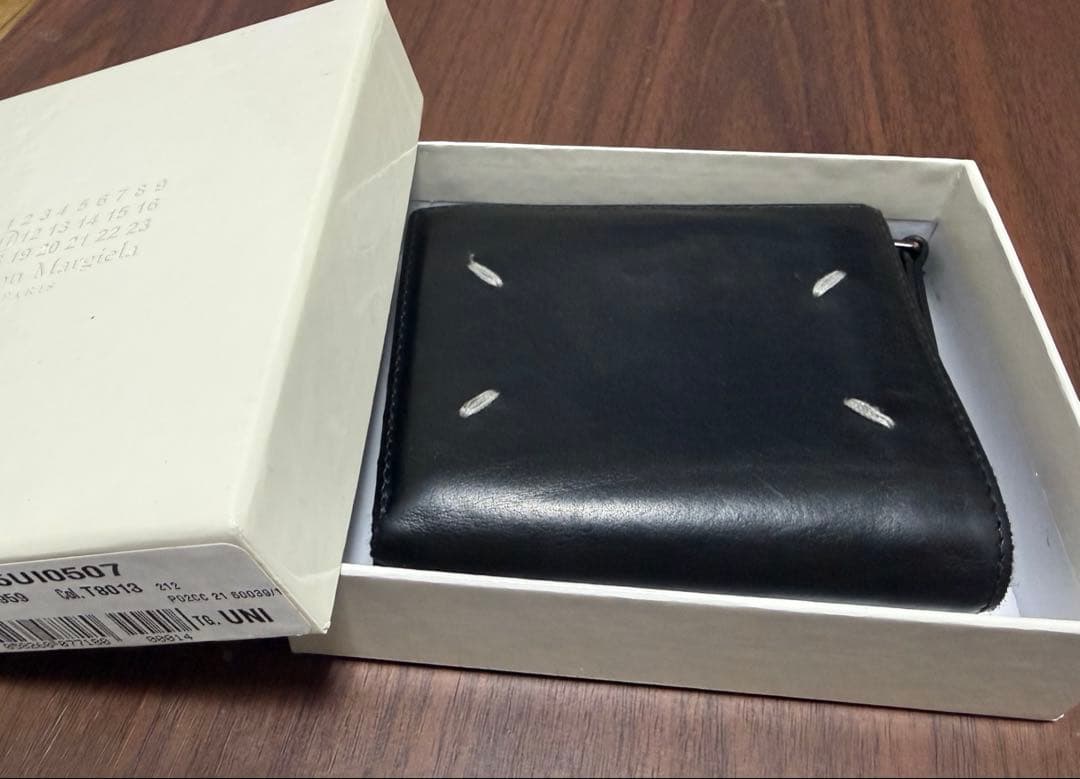 値下げ‼️Maison Margiela フォールデッドレザーウォレット　二つ折り