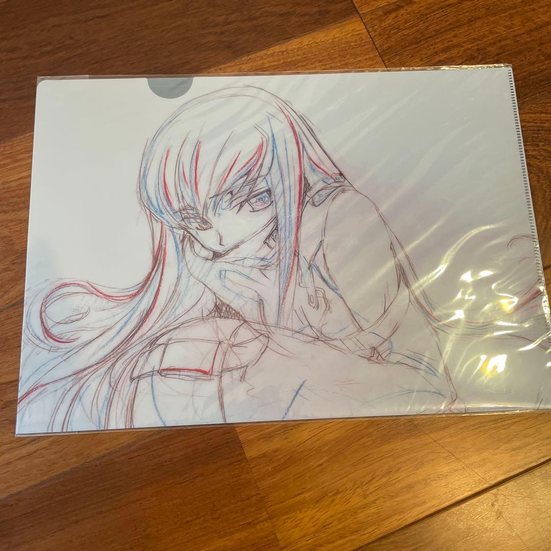 コードギアス 原画 クリアファイル コードギアス 反逆のルルーシュ クリアファイル 原画 C.C. コード