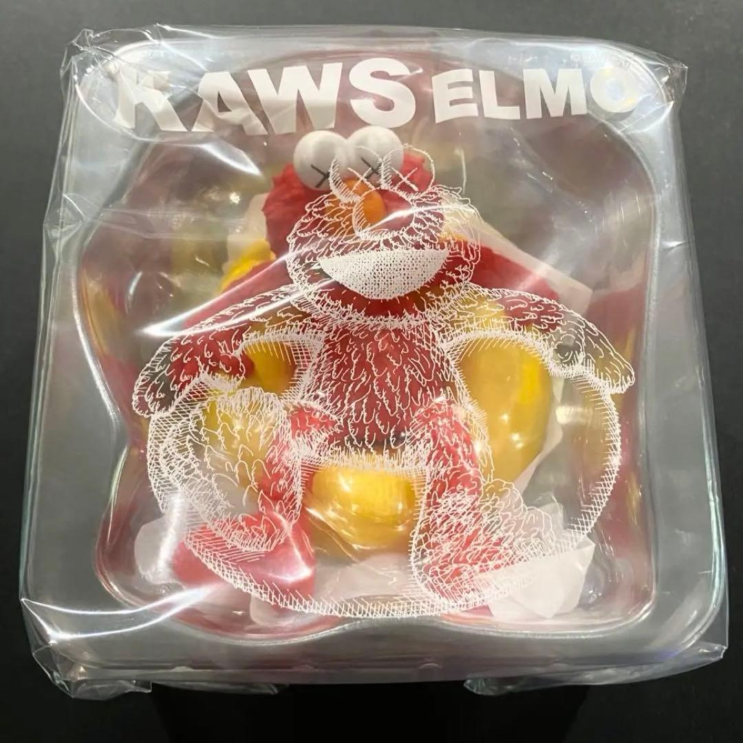 新品未開封】正規品 DDT Kaws Elmo ソフビ
