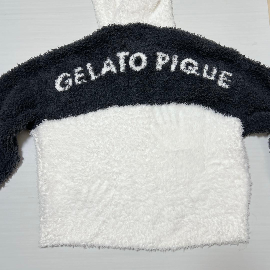 ジェラートピケ パンダ　セットアップ　パジャマ　ルームウェア　パーカー