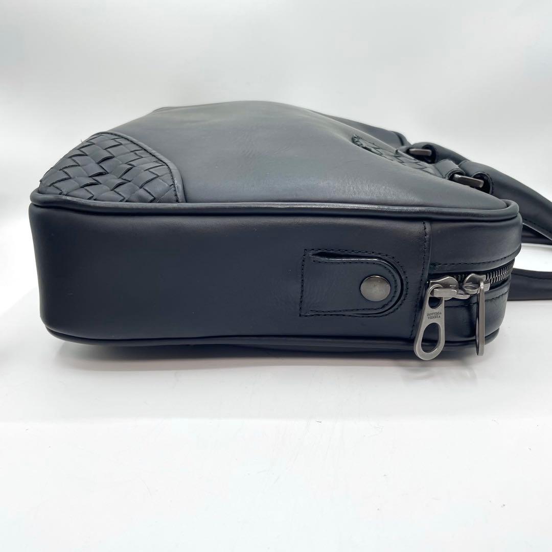 専用！　ボッテガヴェネタ　2way ビジネスバッグ　レザー　イントレチャート　黒