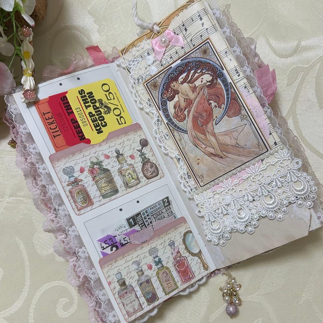 薔薇とレースのジャンクジャーナル・雑記帳　ミュシャに魅せられて…