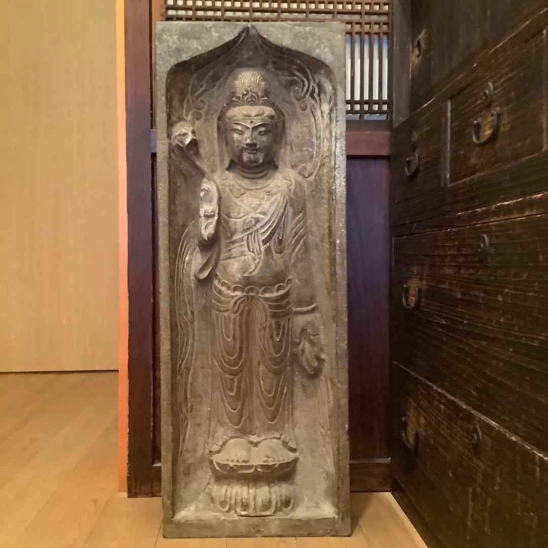 中国初唐・末期「名品・石仏龕」南北朝時代・大乗仏教寺院放出・博物館