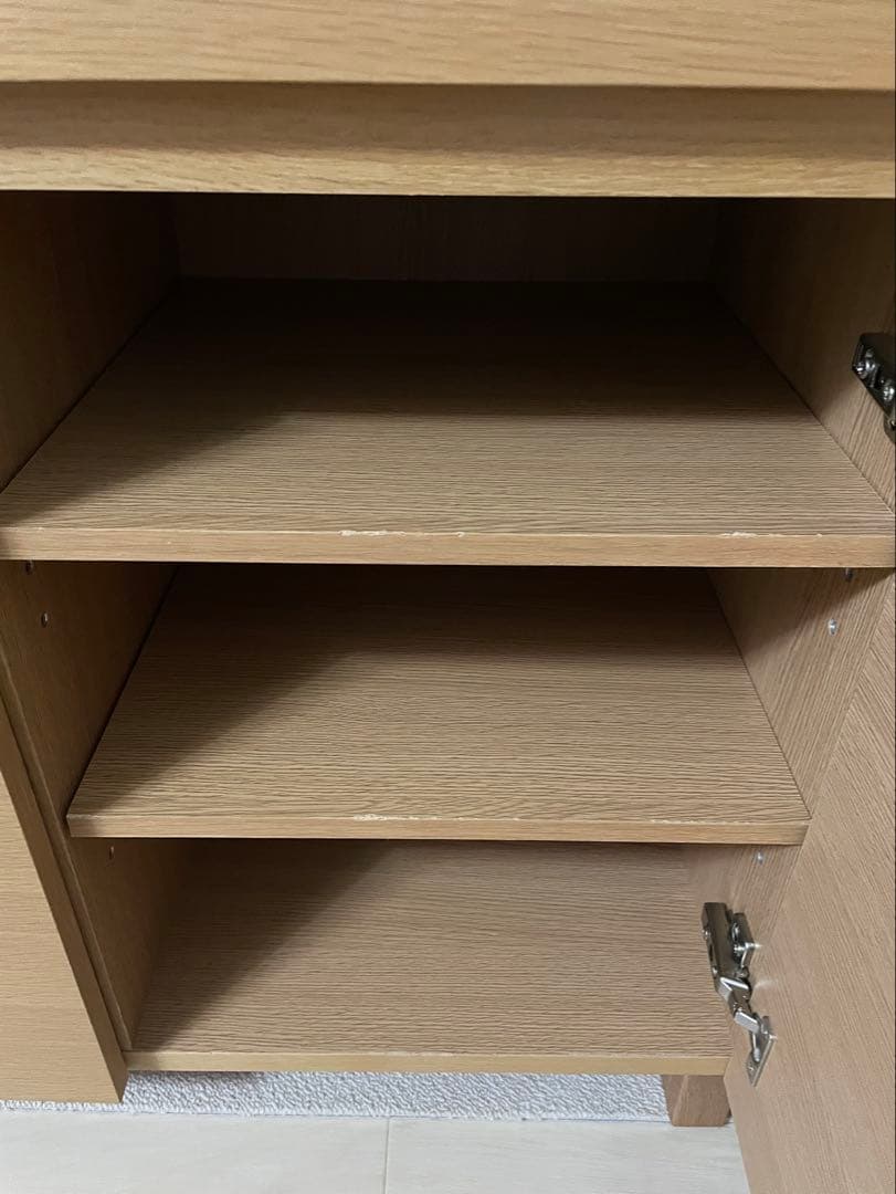 無印良品 オーク材・キャビネット大 サイドボード 廃盤 幅1200mm