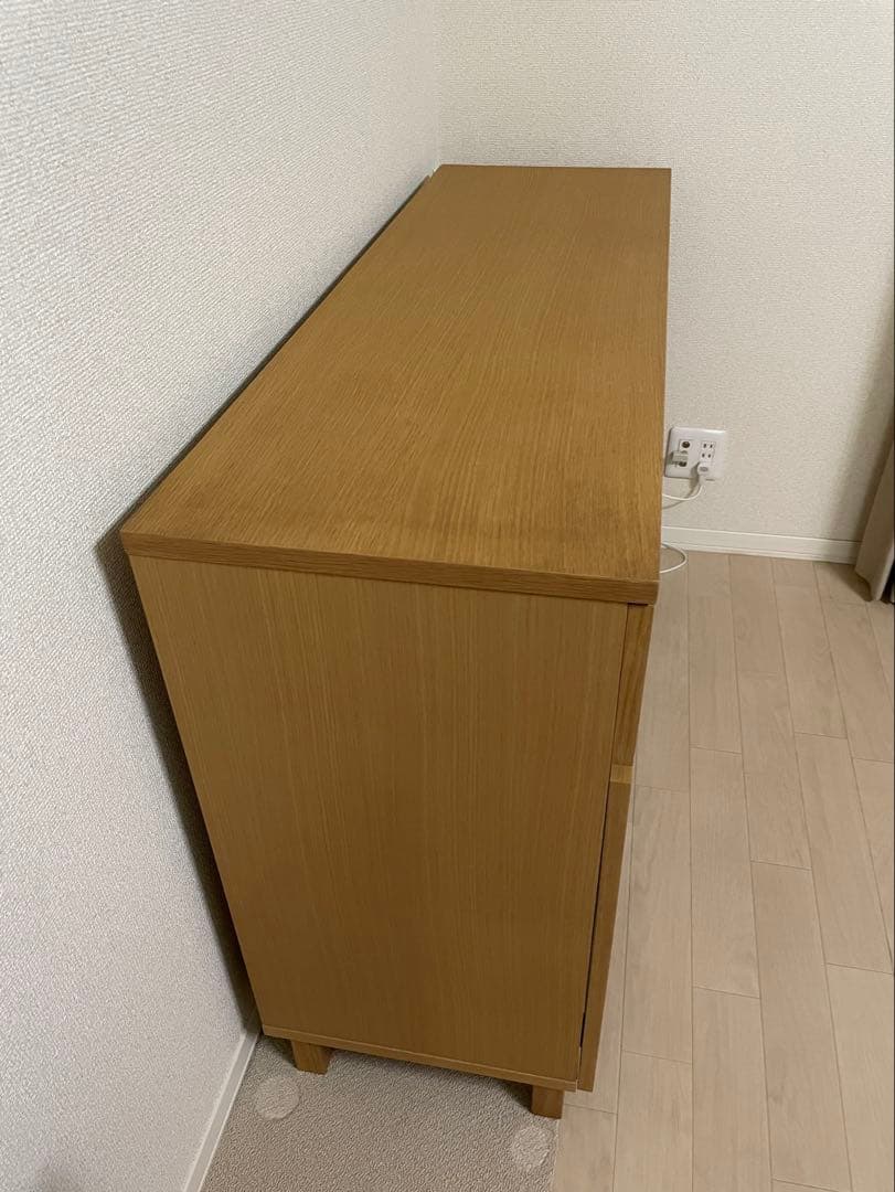 無印良品 オーク材・キャビネット大 サイドボード 廃盤 幅1200mm