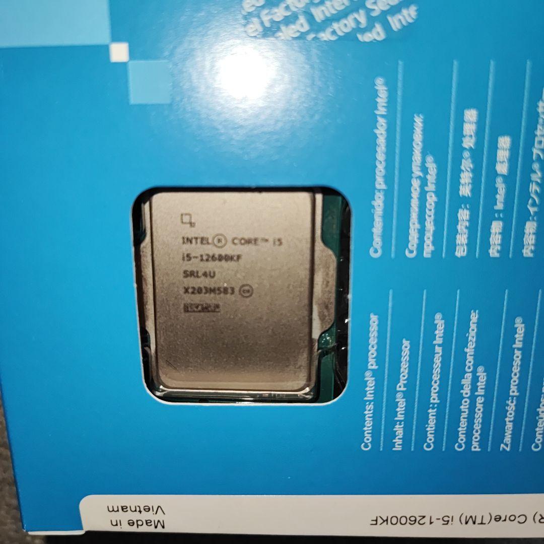 intel Core i5-12600KF 中古・交換時動作品（※商品説明必読