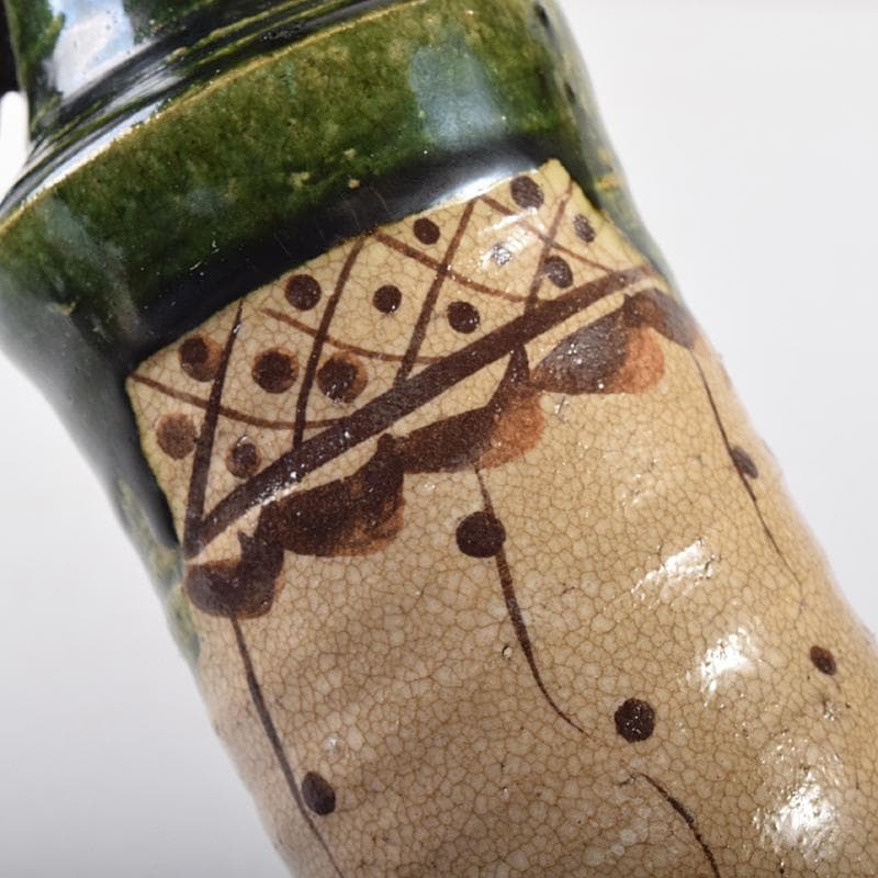 北大路魯山人作 絵織部 花入 共箱 M R8609 - メルカリ