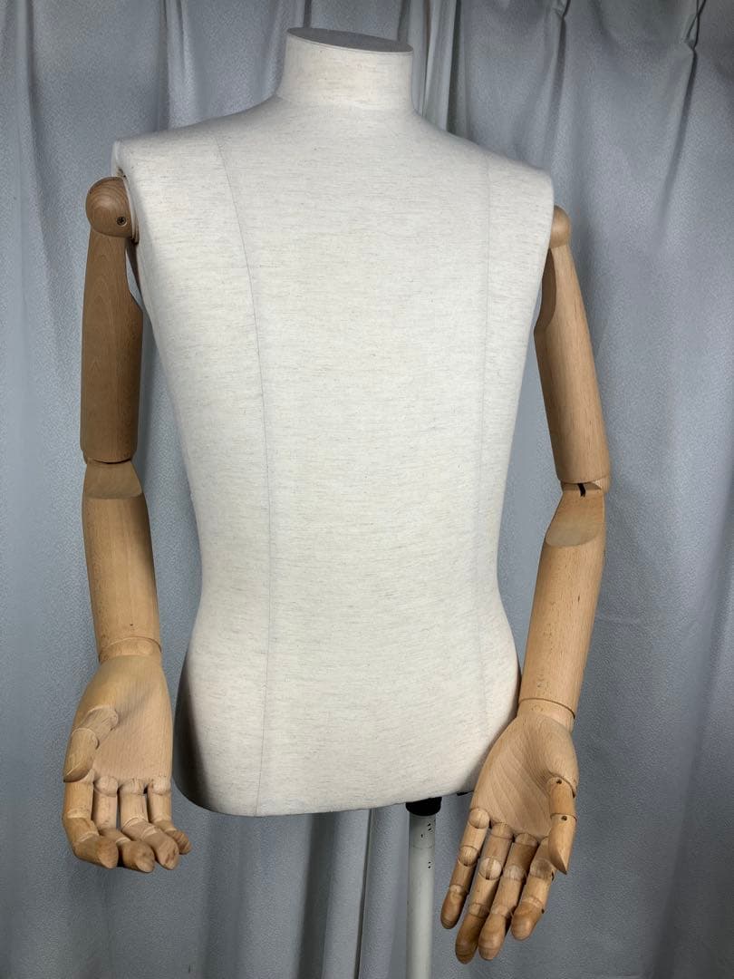 希少　東京キイヤ メンズトルソー マネキン 木製可動アーム付 希少 東京キイヤ メンズトルソー マネキン 木製可動アーム付 キイヤ