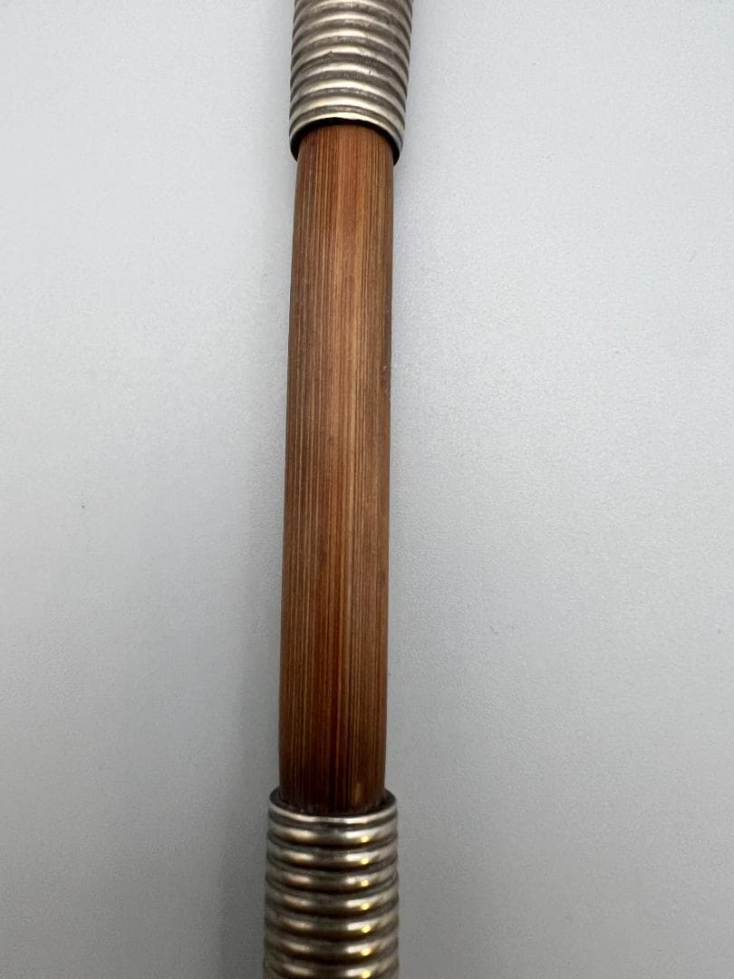 【海】レア煙管　キセル　巻き線文　細密手彫　細工　アンティーク　約66g