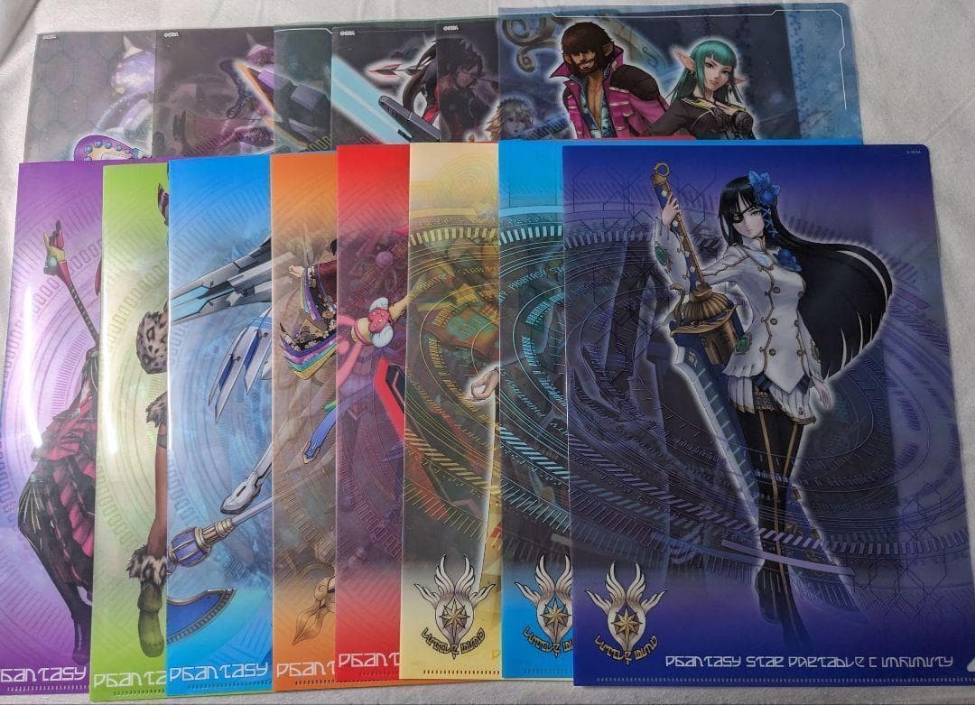 ファンタシースターポータブル2 & インフィニティ クリアファイルセット ファンタシースターポータブル2 & インフィニティ クリアファイル