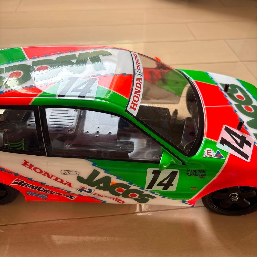 タミヤ　ジャックス　シビック　ＦＦ01 ビンテージ　ラジコン　裏塗装　レトロ