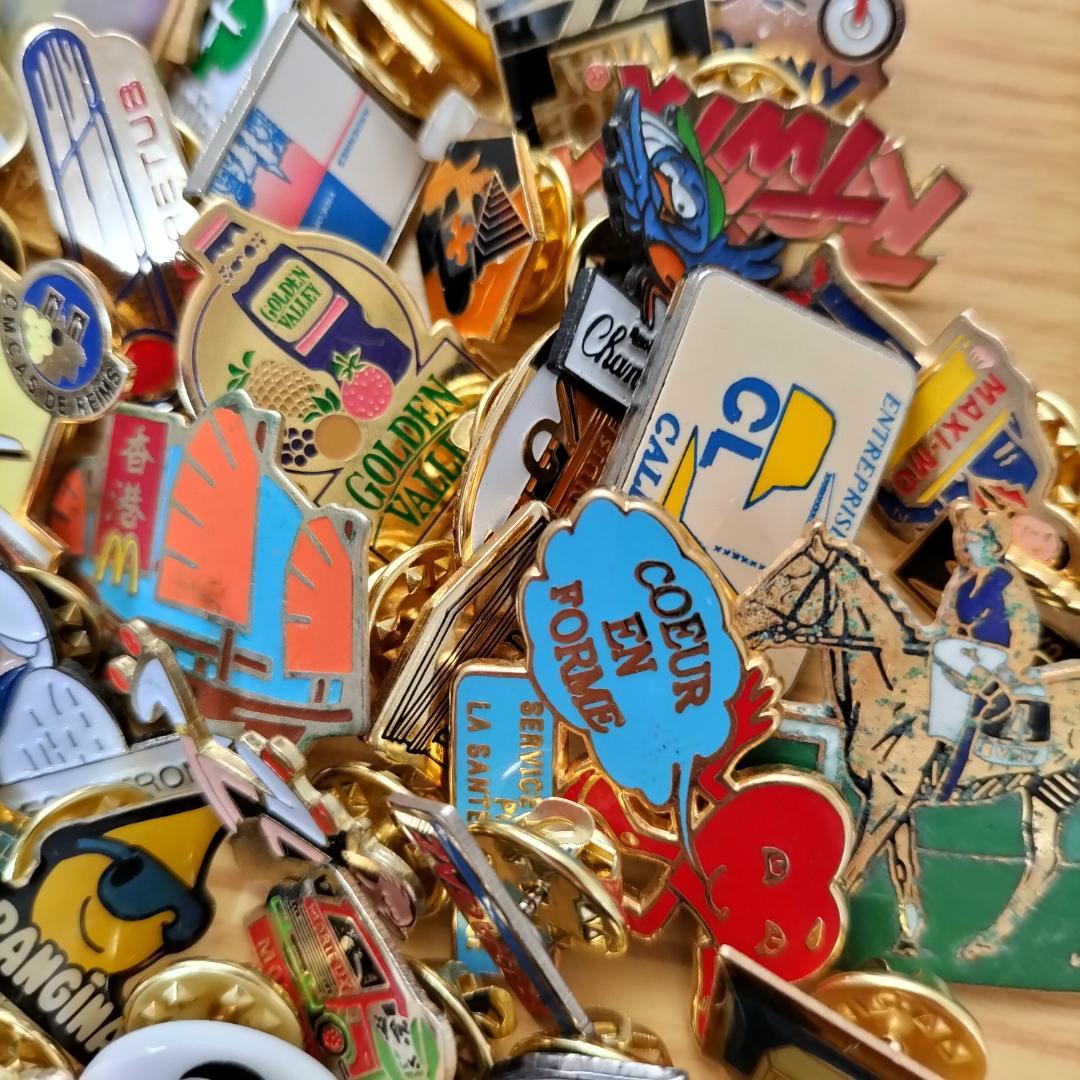 フランス ピンズ 雑貨 ヴィンテージ ピンバッジまとめて22個セット