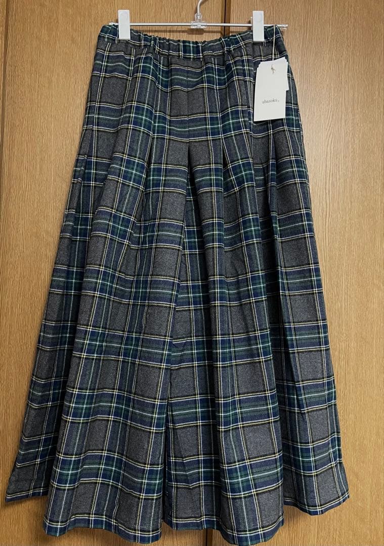 【未使用！】ubasoku ウバソク　チェックキュロットパンツ