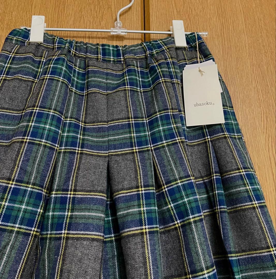 【未使用！】ubasoku ウバソク　チェックキュロットパンツ