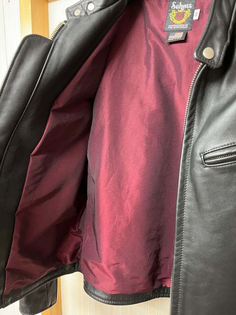 schott ライダースジャケット サイズ40 641xx 7009 上野商会