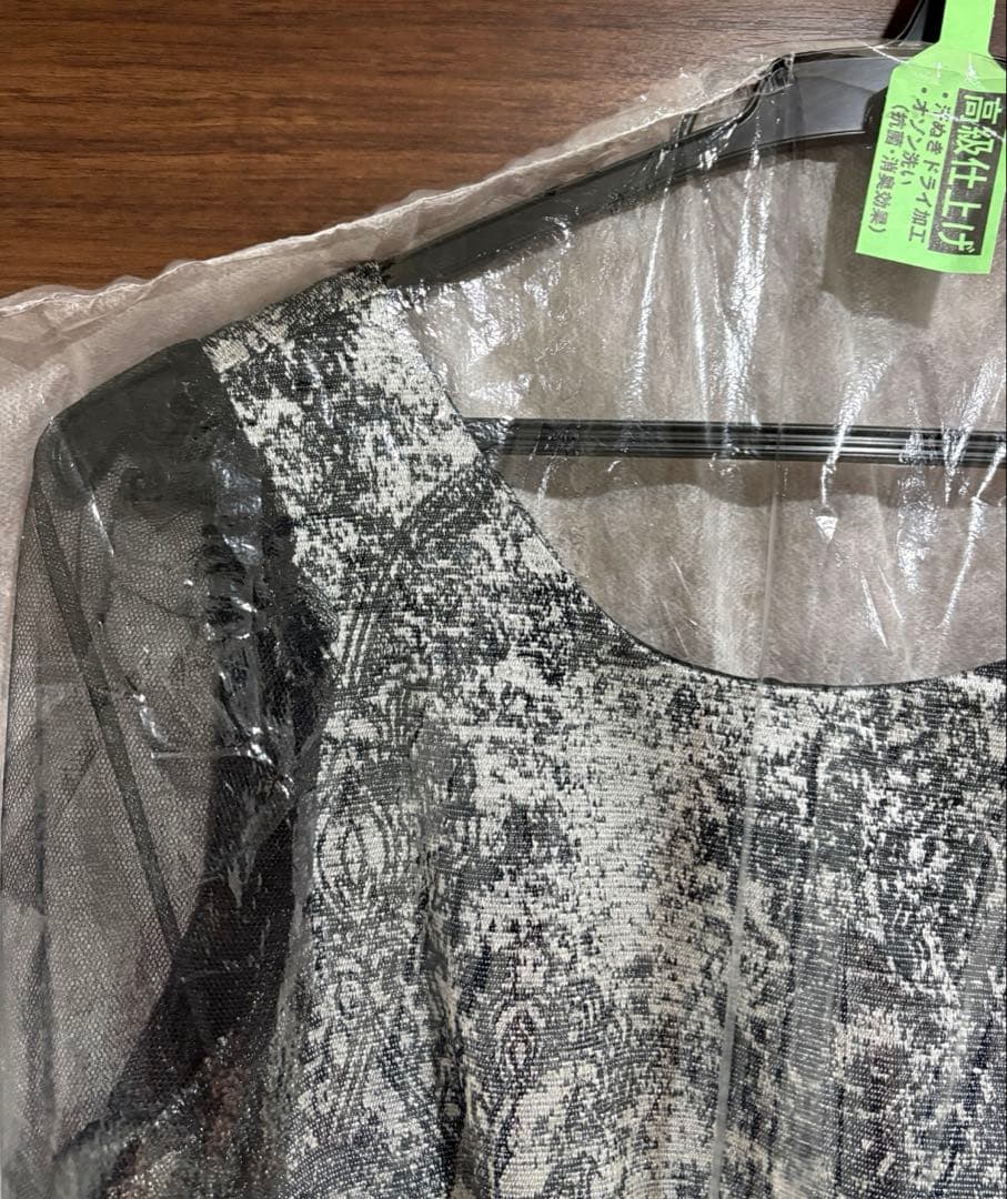 nonさま専用※【リルアー】ショルダーリボンジャガードドレス/￼m long