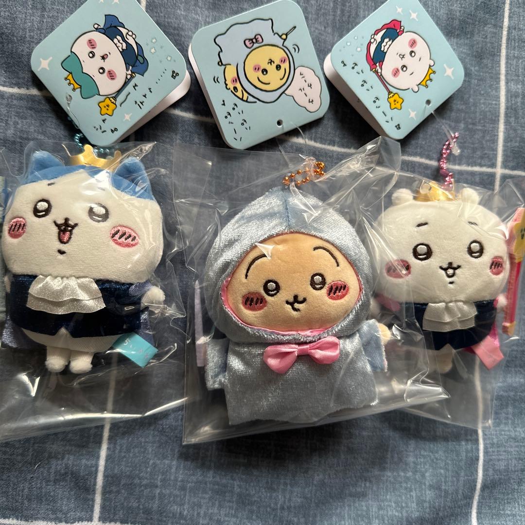 ちいかわ バ～スディッ・・・マスコット 3点 ちいかわ ハチワレ うさぎ