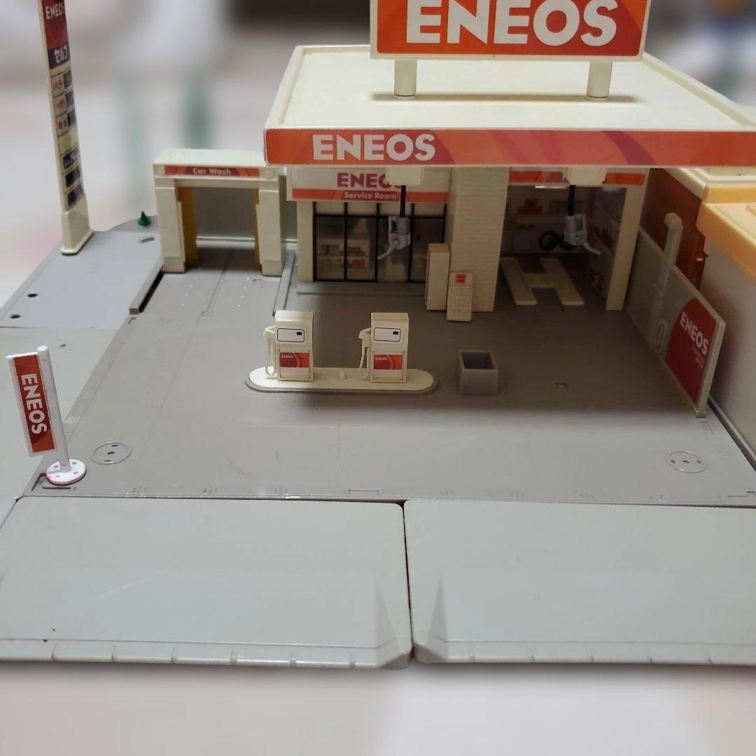 初期貴重 廃盤 トミカタウン★セット 4店舗 繋がる道路付録つき