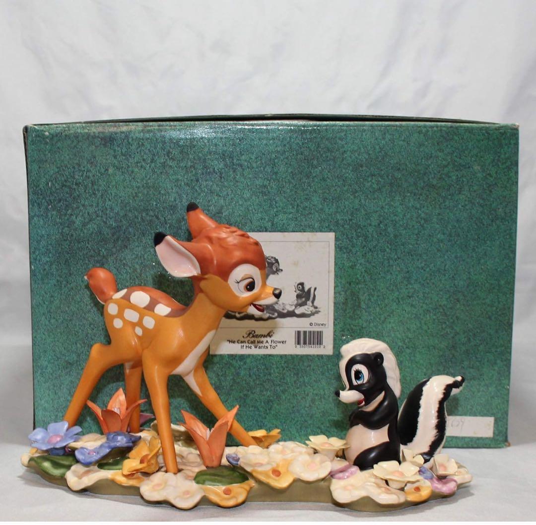希少！廃盤！WDCC フラワー ディズニーバンビ