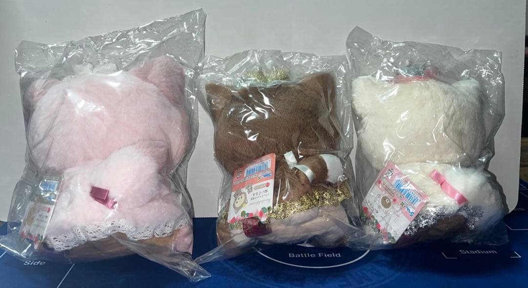 コリラックマとストロベリーキャット ぬいぐるみ 3種セット販売 タグ付き