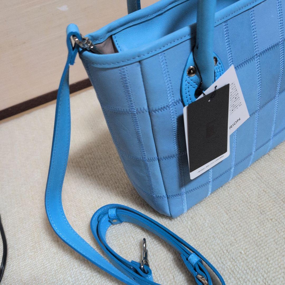 DPC252S C.Blue 牛革ショルダーバッグ