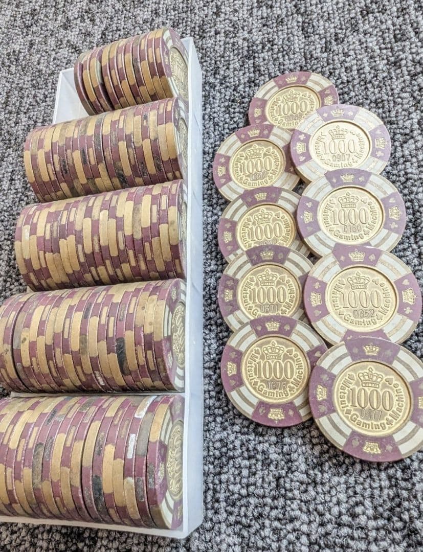 MGM カジノチップ $1000表記 100枚 ポーカー カジノ