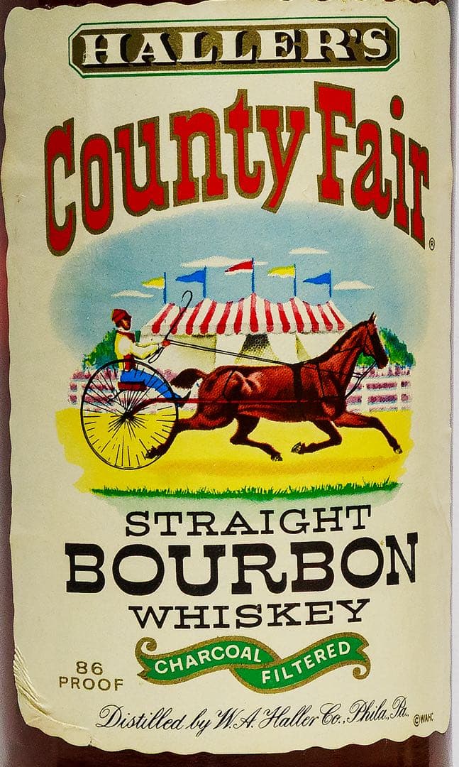 未開栓】HALLERS カウンティ フェア バーボン ウイスキー 43%