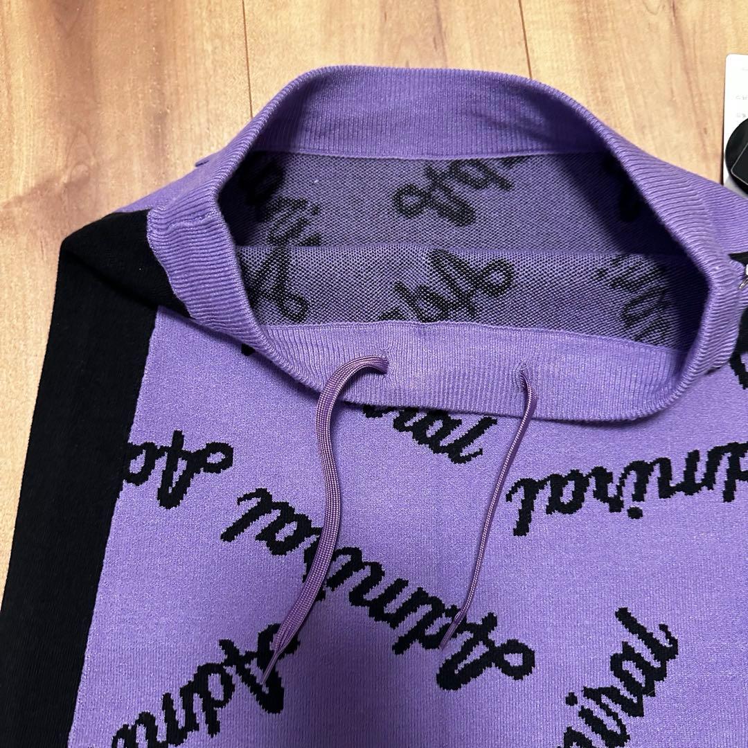 防風　長袖　フーディ　ニット　スカート　セットアップ　サイズM 秋冬　蓄熱保温