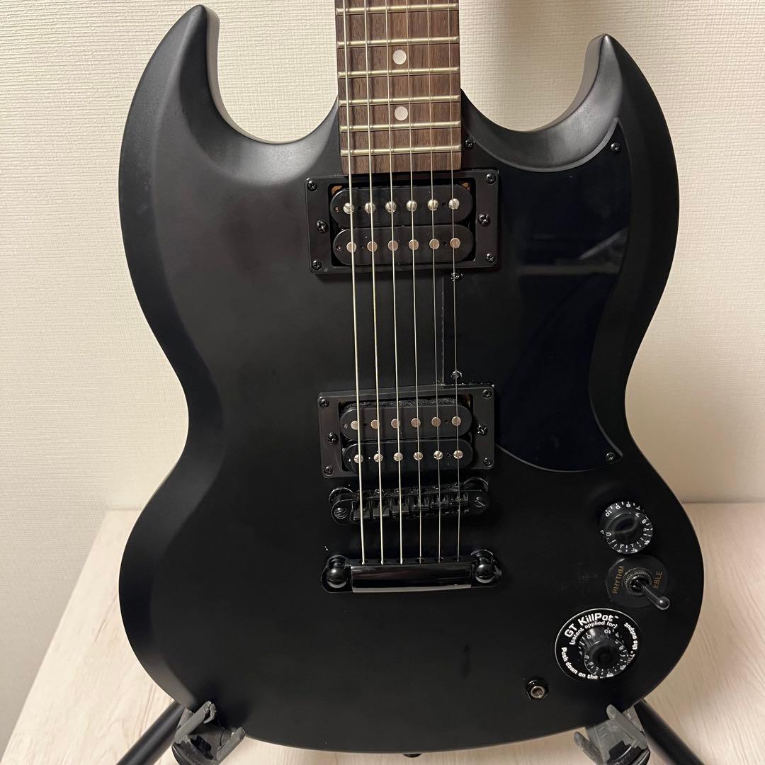 Epiphone SG gothブラック エレキギター Gibson系 Epiphone SG goth