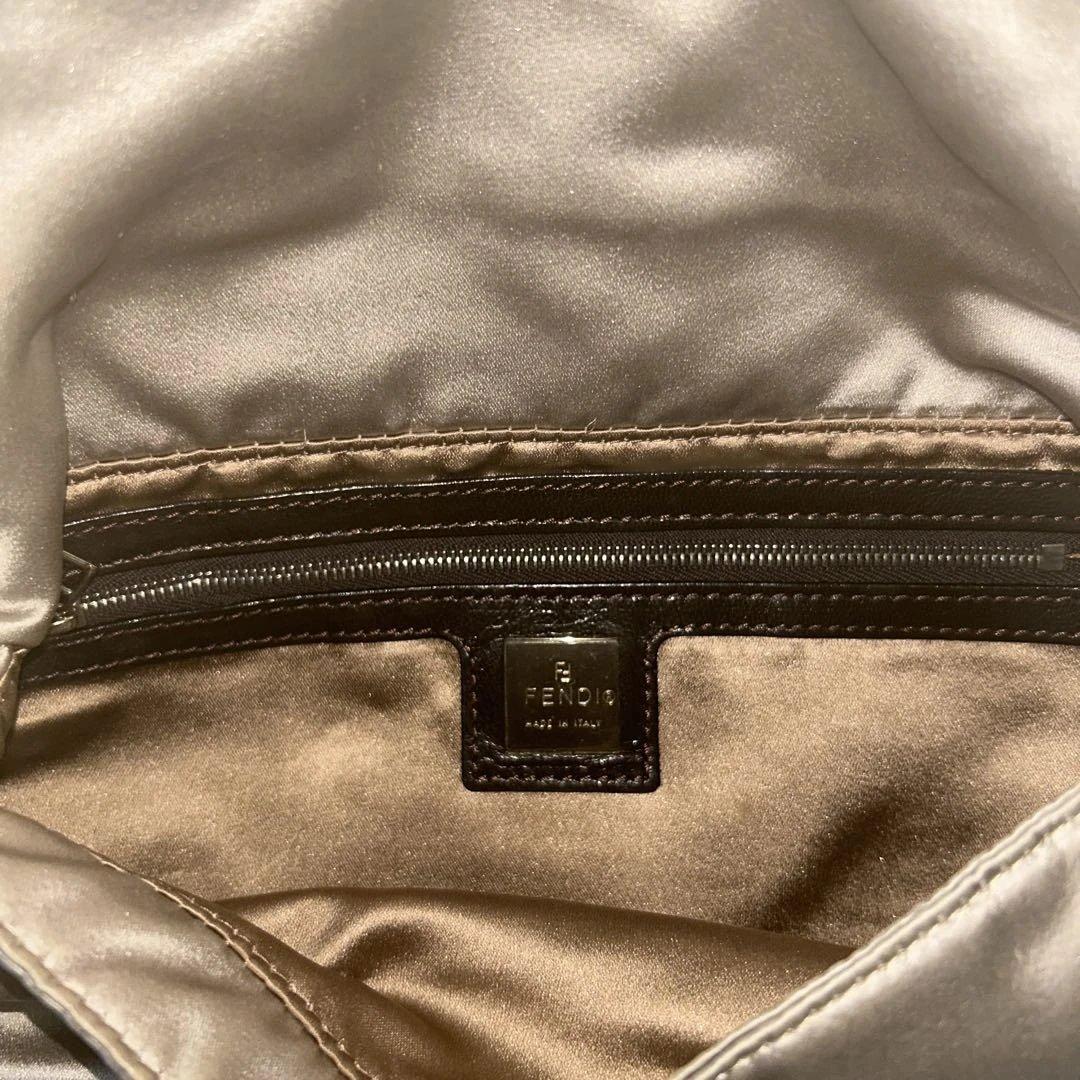 FENDI マンマバケット シルクサテン ラインストーン