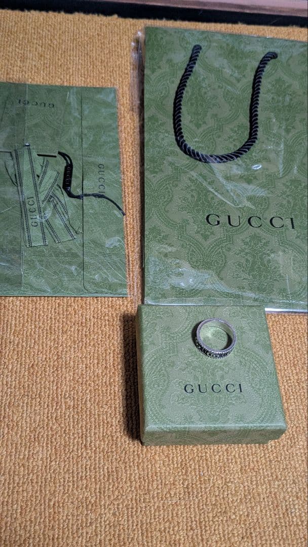 GUCCI シルバー マーモントリング 刻印24号