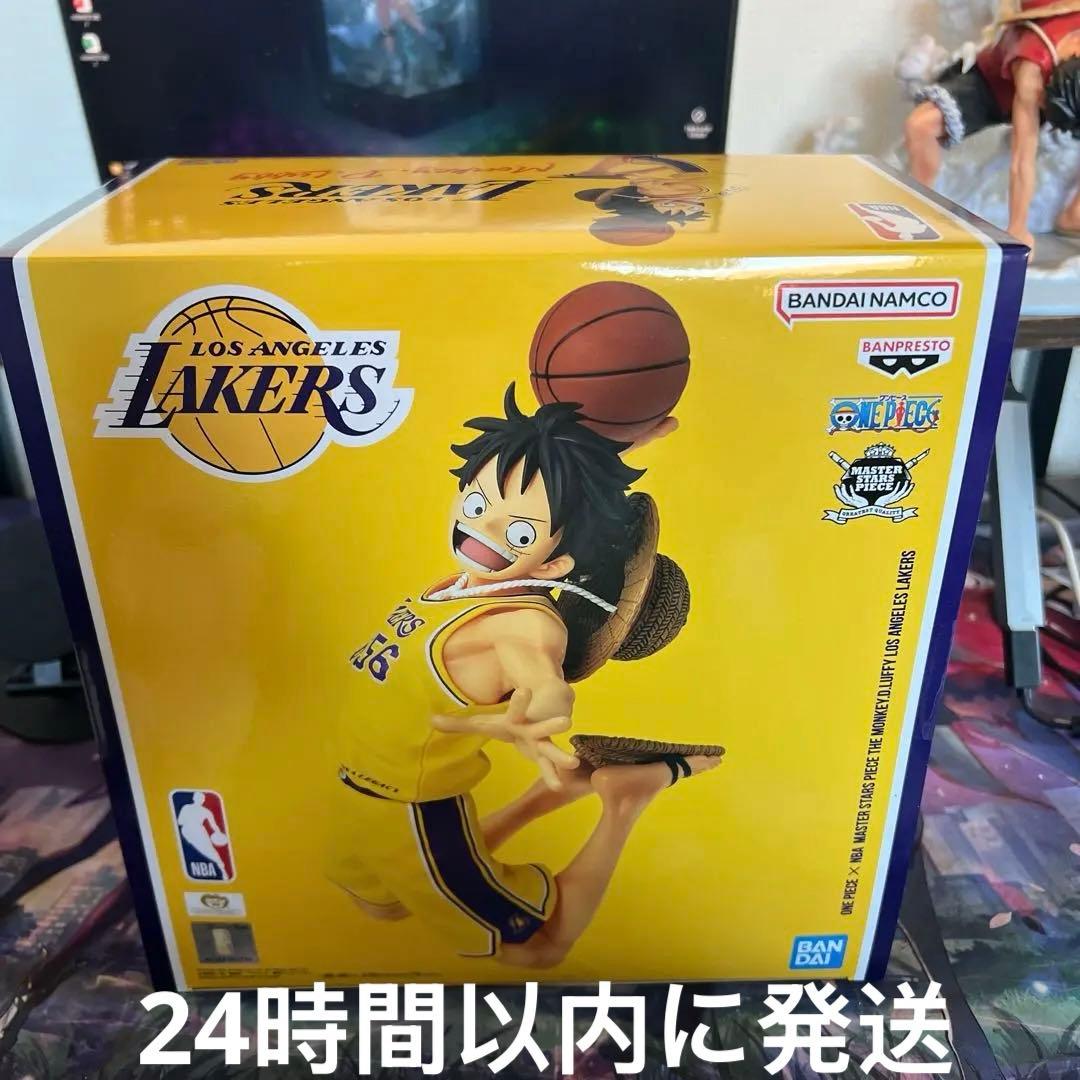 NBA LAKERS レイカーズ ルフィ フィギュア ワンピースベースショップ