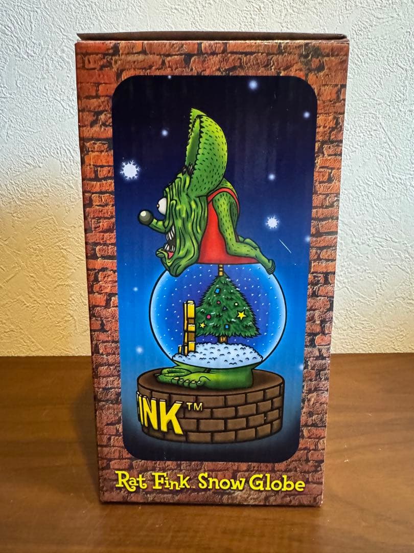 会場限定 ホッドロッドカスタムショー2025 ラットフィンク　スノーグローブ